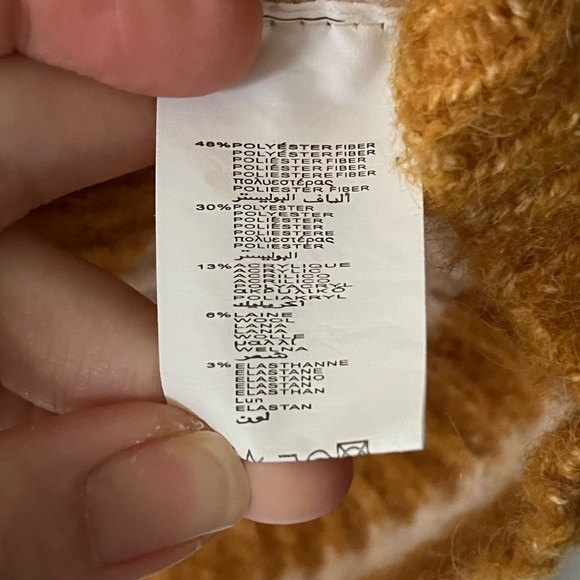 French knit sweater. New. Size small/medium. - Picture 5 of 5